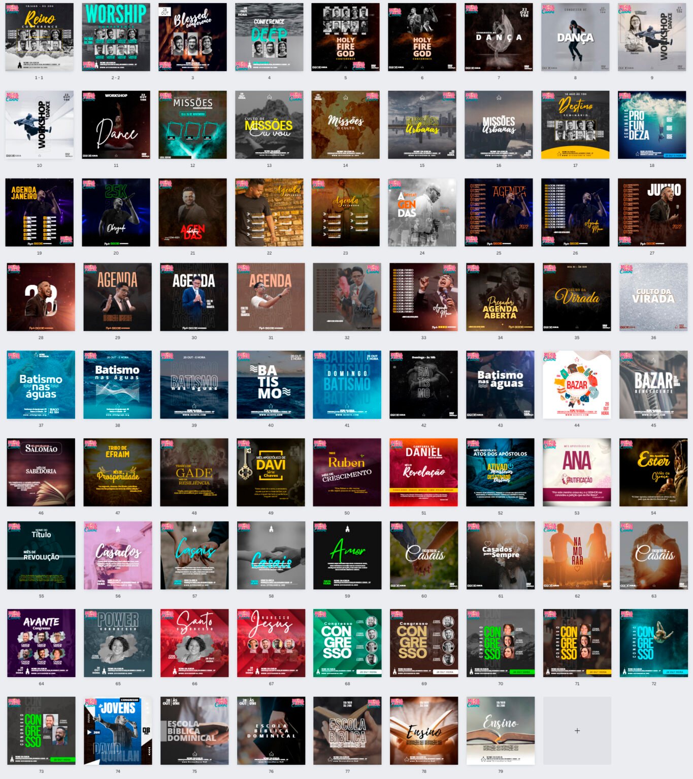 Gospel Templates Canva Mega Pack Do Designer Legacy