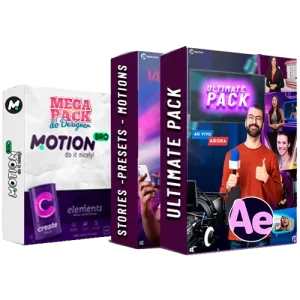 ARQUIVOS PARA AFTER EFFECTS + de 14.000 Arquivos e Templates Stories animados, templates motion BRO, Transições e muito mais!